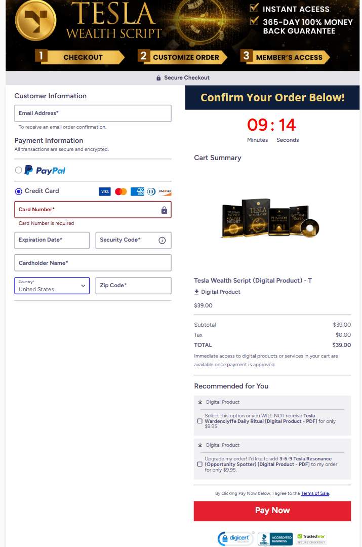Tesla Wealth Script official website